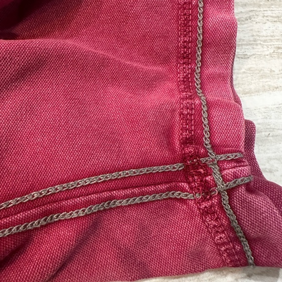 Men’s Johnston & Murphy Vintage Red Polo. Size Medium - Picture 9 of 12